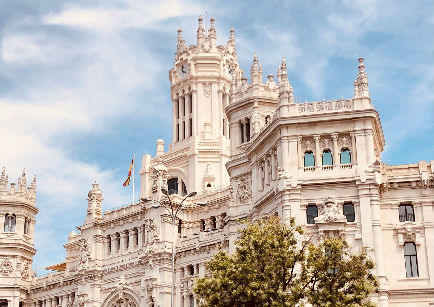 Modernist building in Madrid